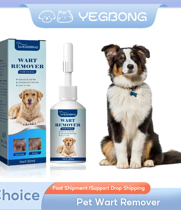 Pet Warts Remover Liquid Dogs Skin Care Cats Corns Papilloma No Irritation Remedy Fast Eliminate Moles Warts Pet Skin Treatment