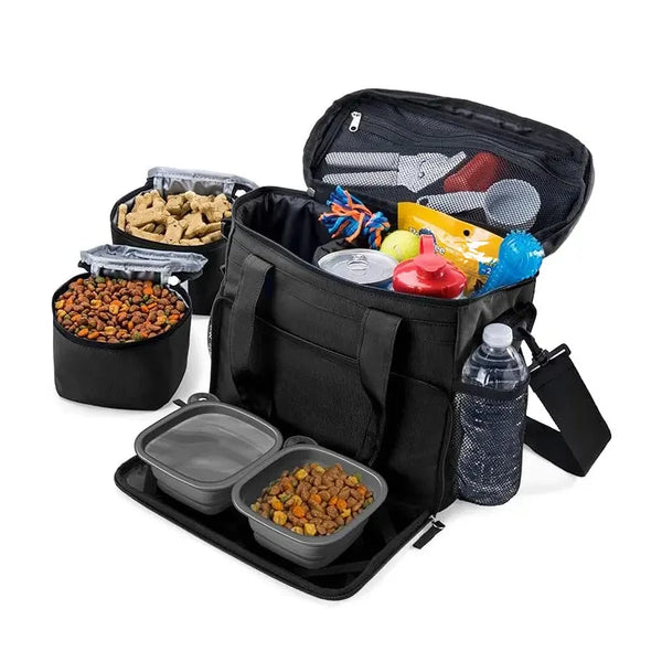 Travel Carrying Bag Large Pet Training Procket Dog Food Snack Bag Cat Treat Professional Training Feeder Pocket Bag Supplies