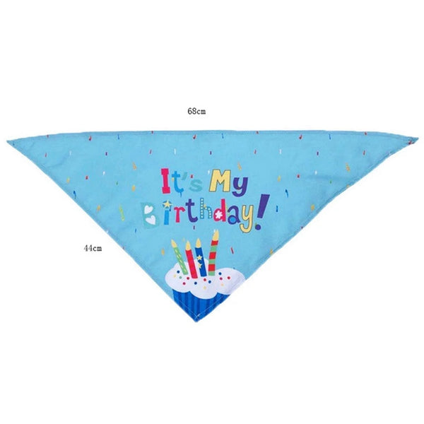 Pet Cat Dog Birthday Headwear Caps Hat Party Costume Headwear Dog Bandanas Scarf Pet Accessory For Party