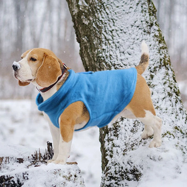 Fleece Winter Pet Clothes Puppy T-Shirt Small Dogs Yorkshire Chihuahua French Bulldog Poodle Cat Vests Warm Weather Apparel