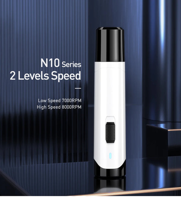 ROJECO N30 Electric Dog Nail Clippers For Dog Nail Grinder Rechargeable Professional Pet Clipper For Cat Claws Cutter Grooming