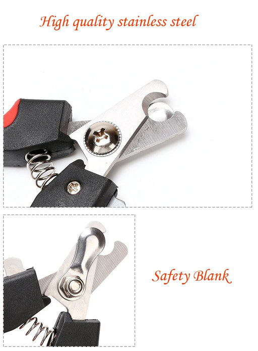 CDDMPET Pet Cat Dog Nail Clipper Cutter With Sickle Stainless Steel Grooming Scissors Clippers for Pet Claws Dog Supplies