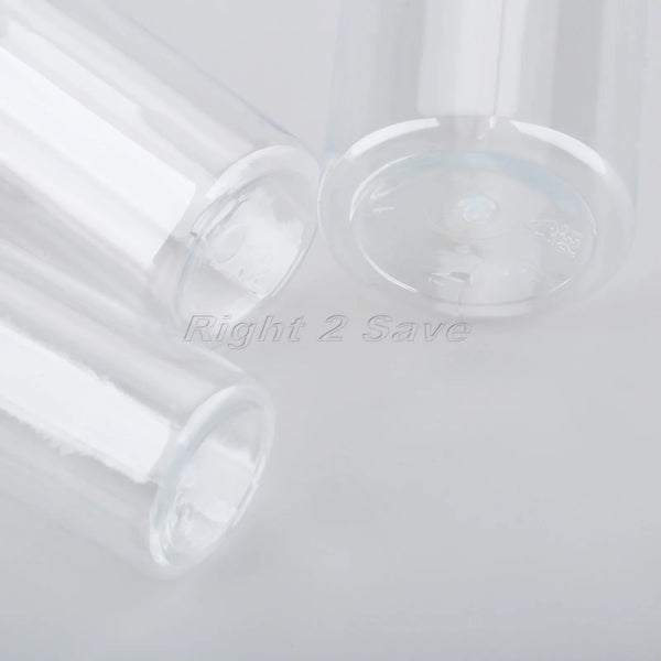 5PCS 30ML/50ML/100ML Plastic Bottle with Aluminum Screw Cap Plug Cosmetic Container Travel Kits Portable PET Lotion Cream Tube