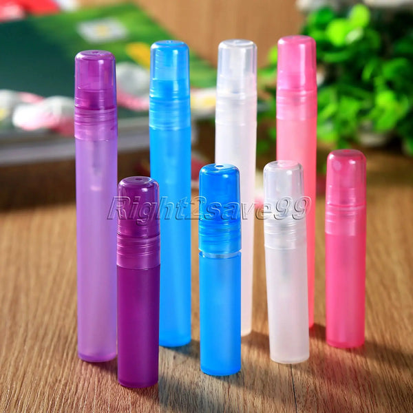 5PCS 30ML/50ML/100ML Plastic Bottle with Aluminum Screw Cap Plug Cosmetic Container Travel Kits Portable PET Lotion Cream Tube