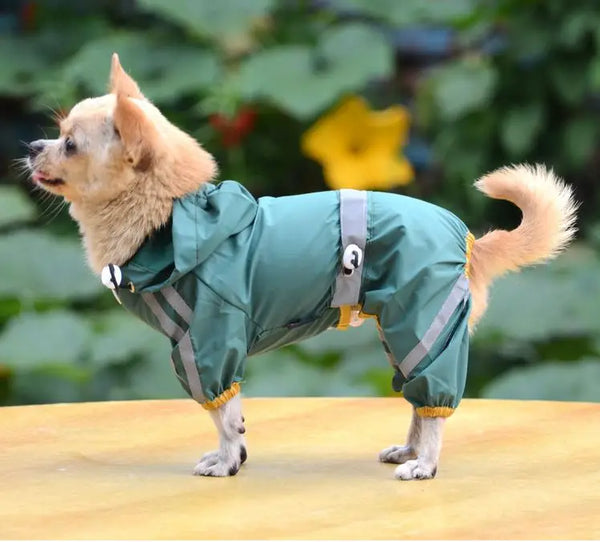 Waterproof Dog Clothes for Small Dogs Pet Rain Coats Jacket Puppy Raincoat Yorkie Chihuahua Clothes Pet Products 30S2