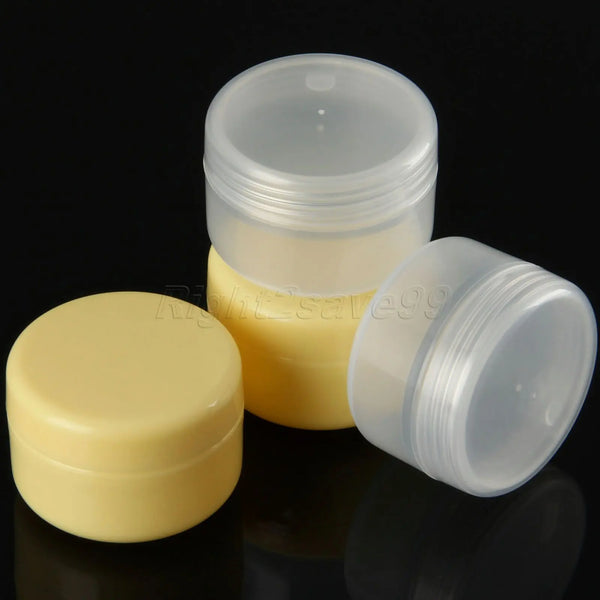 5PCS 30ML/50ML/100ML Plastic Bottle with Aluminum Screw Cap Plug Cosmetic Container Travel Kits Portable PET Lotion Cream Tube