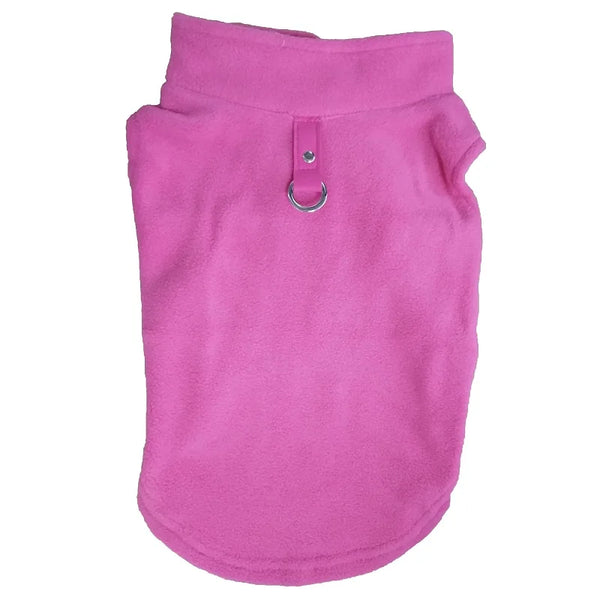 Fleece Winter Pet Clothes Puppy T-Shirt Small Dogs Yorkshire Chihuahua French Bulldog Poodle Cat Vests Warm Weather Apparel