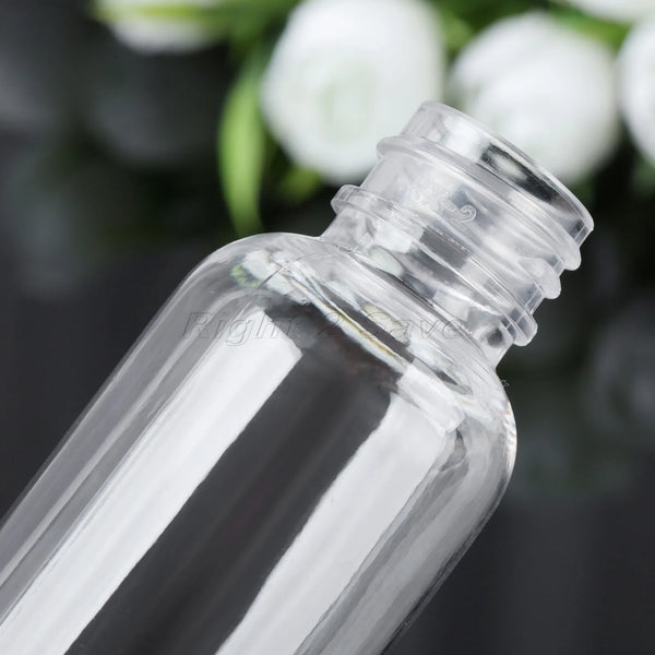 5PCS 30ML/50ML/100ML Plastic Bottle with Aluminum Screw Cap Plug Cosmetic Container Travel Kits Portable PET Lotion Cream Tube