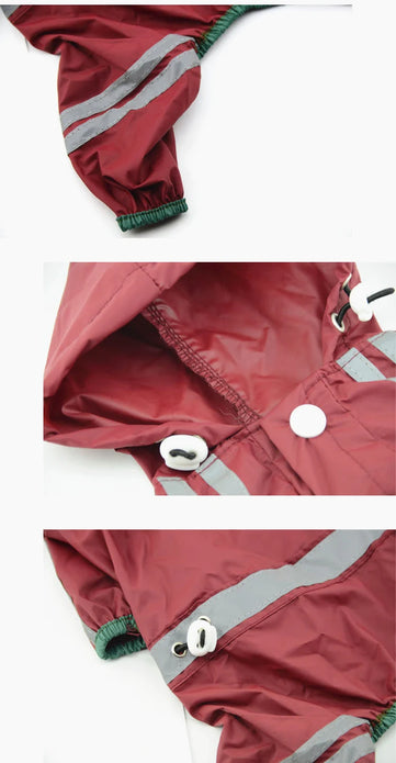 Waterproof Dog Clothes for Small Dogs Pet Rain Coats Jacket Puppy Raincoat Yorkie Chihuahua Clothes Pet Products 30S2