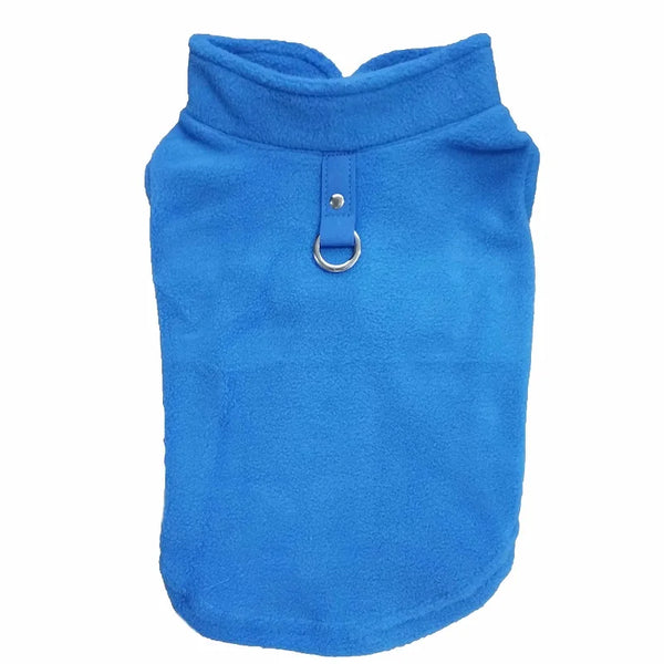 Fleece Winter Pet Clothes Puppy T-Shirt Small Dogs Yorkshire Chihuahua French Bulldog Poodle Cat Vests Warm Weather Apparel