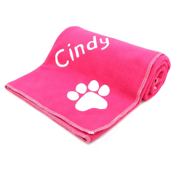 Custom Dog Blanket Personalized Dog Cat Mat Blanket Soft Fleece Plush Puppy Sleeping Blankets Sofa Pets Cushion Dogs Bath Towel