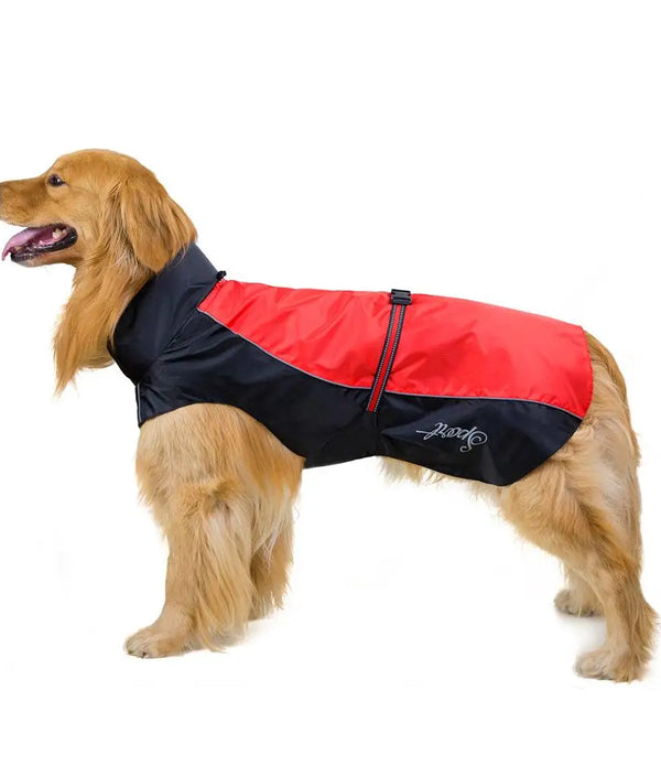 2024 Pet Dog Rain Coat Waterproof Jackets Breathable Assault Raincoat for Big Dogs Cats Apparel Clothes Pet Supplies 7XL 8XL 9XL