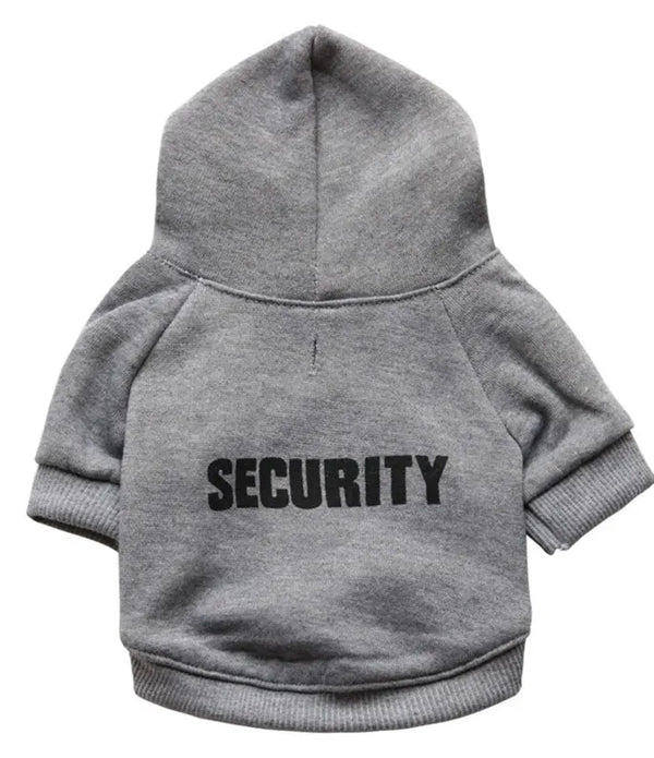 Security Cat Clothes Pet Cat Coats Jacket Hoodies For Cats Outfit Warm Pet Clothing Rabbit Animals Pet Costume For Small Dogs