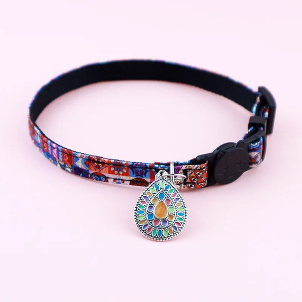 AirTag Cat Collar,Integrated GPS Cat Collar with Air Tag Holder & Bell,Adjustable Breakaway Cat Collar for Girl Boy Cats Puppies