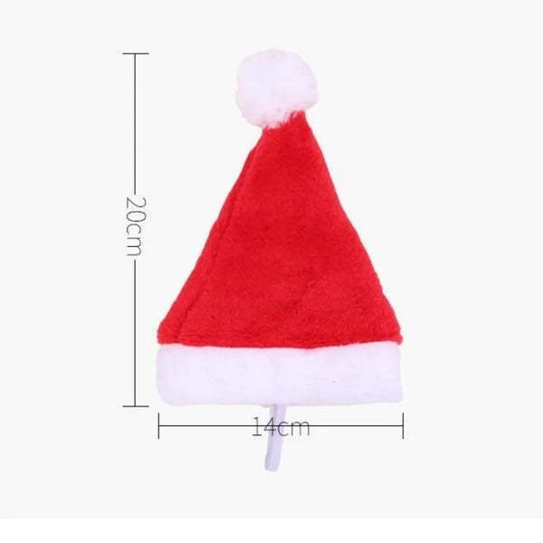 Christmas Pet Santa Claus Hat Pet Costume