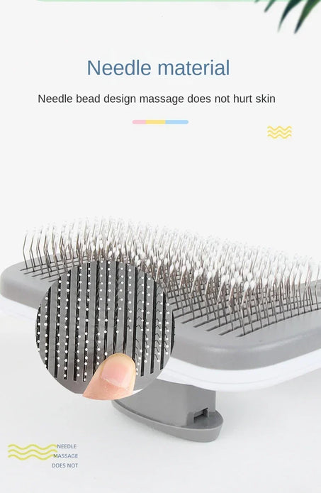 Pet Dog Hair Brush Cat Comb Grooming And Care Cat Brush Stainless Steel Comb For Long Hair Dogs Cleaning Pets Dogs Accessories