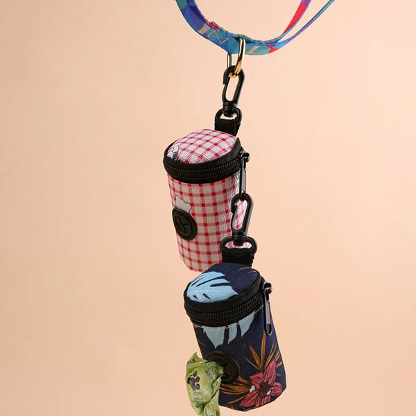 Hanging Dog waste Dispenser with Zipper Cute