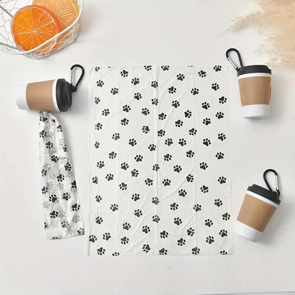 COFFEE Portable Dog Poop Bag Holder Trash Bags Dispenser Coffee Cup-shaped