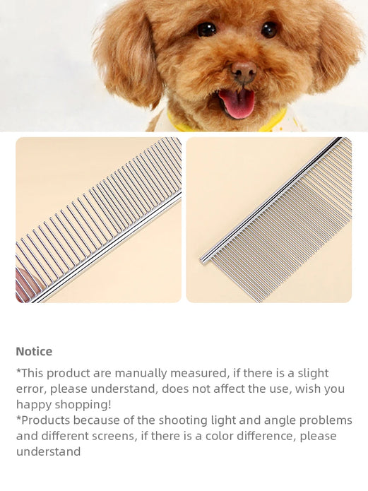 Pet Hair Removal Comb Anti-knot Removal Floating Hair Cleaning and Grooming Tool For Pets