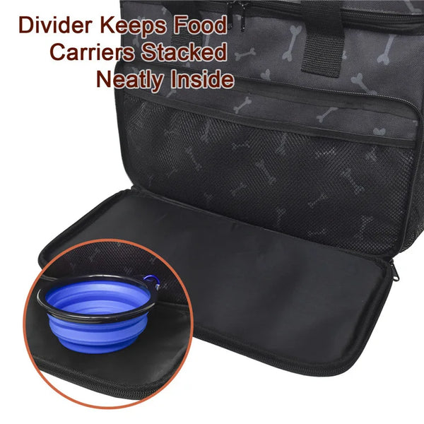 2024 Pet Travel Bag A Set of Thickened Comfortable Multi-functional Luggage Dog Bag Backpack Pet Bag