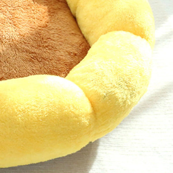 Flower Pet Bed Pet Bed Cute Flower Shape Soft Comfortable 360 Degree Support Round Dog Bed for Bedroom Living Room Small Dog Bed