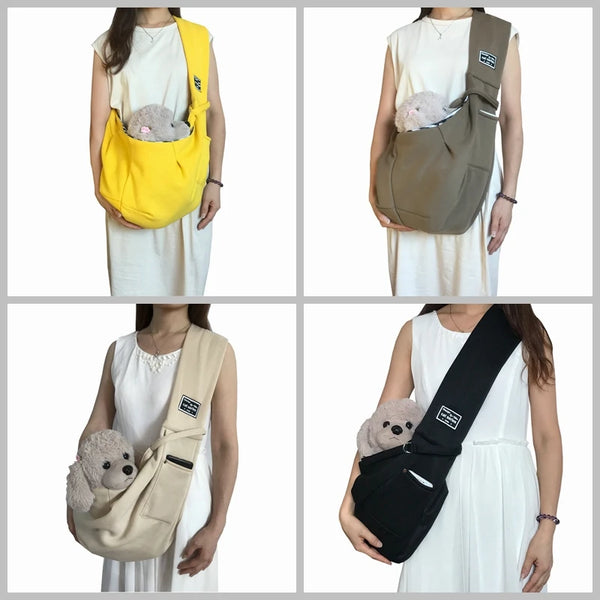 Pet Carrier Bag Outdoor Travel Cats Puppy Shoulder Bags Single Comfort Sling Handbag Tote Pouch Kitten Dog Cats Accessories