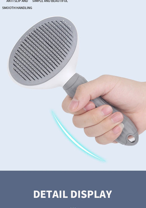 1pc - New pet brush, suitable for cats and dogs to comb their hair and remove floating hair