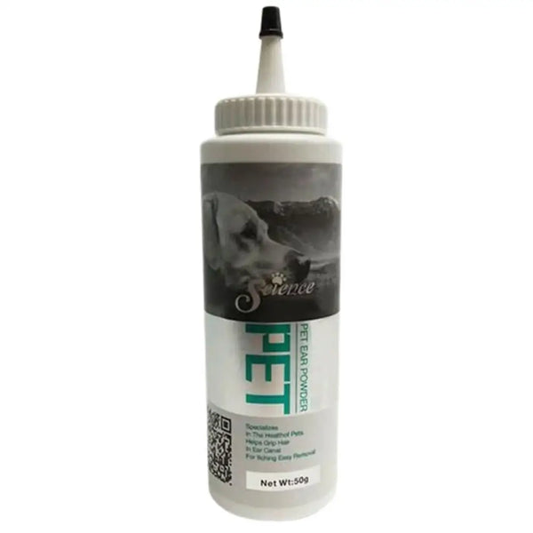 50g Painless Hair Removal Powder Pet Ear Powder for Dogs and Cats Pet Ear Health Care Easy to Remove Ear Hair Painless