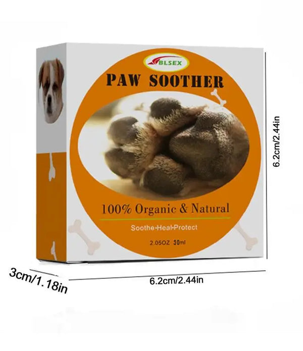 30g Pet Paw Balm Natural Skin Healing Balm Paw Soother Moisturising Cream for Repairing Dry and Cracked Skin Dog Cat Skin Care