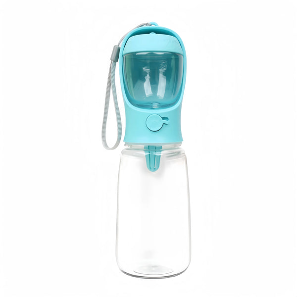 Dog Cat  Portable Feeding and Watering Supplies Portable Food Grade Material Dog Travel Pet Water Cup Bottle With Food Dispenser
