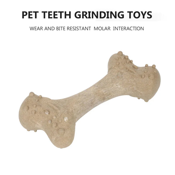 Dog Gnawing Bone Toys Pet Toys Simulated Bones Gnawing Resistant Grinding Chewing Teeth Pet Dog Dental Care Sticks