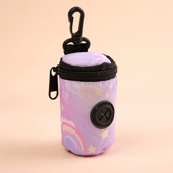 Hanging Dog waste Dispenser with Zipper Cute