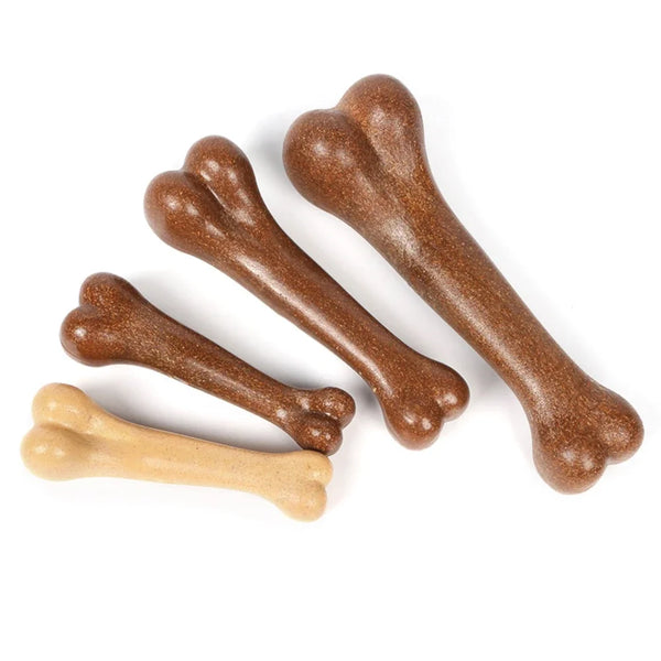 Pet Artificial Bones Chew Toys Natural Non-Toxic Beef Flavor Simulation Bones Toy for Small Large Dog Sturdy Bite Resistant Toy