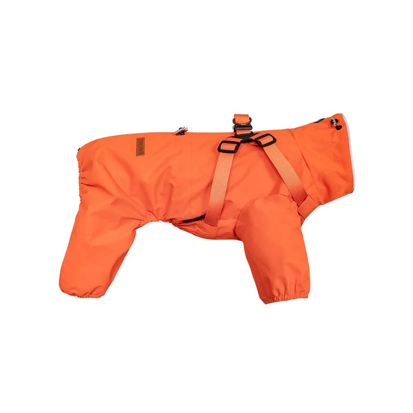 Dog Raincoat with Harness Waterproof Pet Jumpsuit for Small Medium Dogs Adjustable Reflective Puppy Rain Coat Chihuahua Rainwear