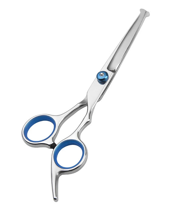 New Safty Pet Grooming Scissors Round Head Professional Stainless Steel Dog Hair Scissors Pet Shears Animal Cutting Portable Set