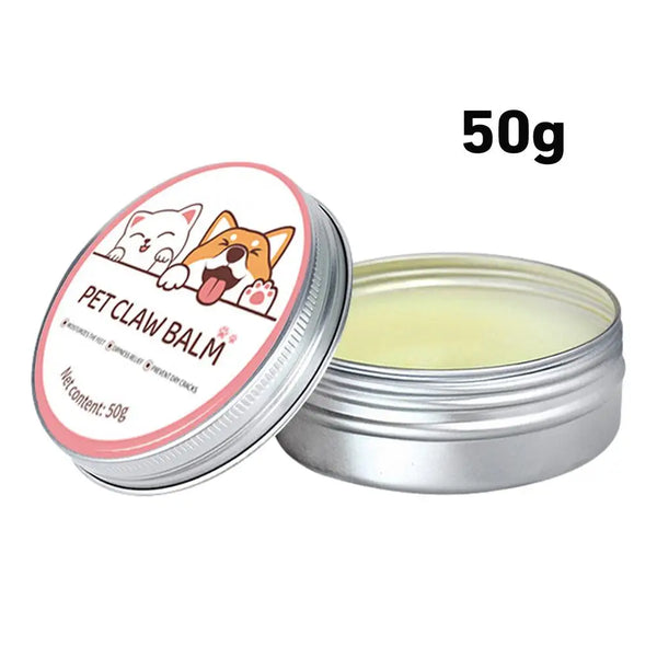 Paw Balm Dog Feet 50g Cat Dog Nose Protector Cream Pet Feet Soothing Moisturizer Pet Crack Feet Repair Accessories for Cats