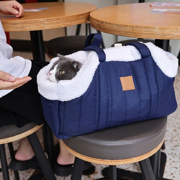 Pet Bag Carriers Handbag Pet Bag Go-out Bag Travel for Puppies Outdoor Travel Portable Soft Shoulder Bag