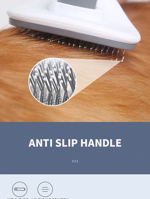 1pc - New pet brush, suitable for cats and dogs to comb their hair and remove floating hair