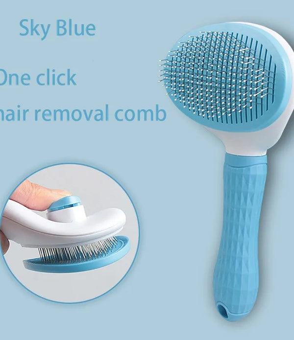 Pet Dog Hair Brush Cat Comb Pet Hair Remover Brush for Dogs Cats Puppy Kitten Grooming Tools Dogs Accessories Pet Supplies