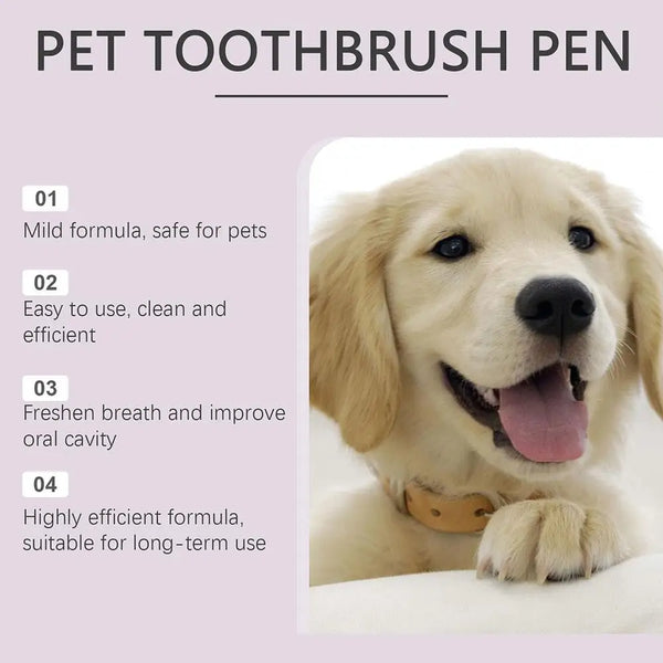 Pet Teeth Cleaning Tools Pet Grooming Toothbrush Cleaning Scraper Pen Tartar Dog Remover Dental Kit Stain Cleaning Tartar A7Z4