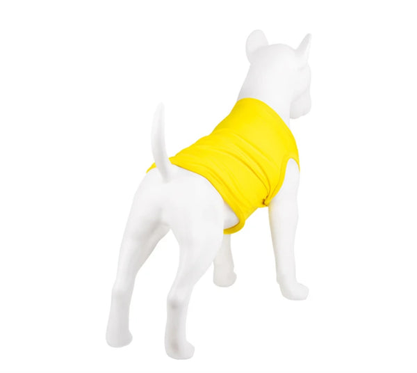 XS-XXL Summer Pure Cotton Puppy Blank Dog Shirt Clothes Soft Plain Doggy Vest Cat Bottoming T Shirts for Small Medium Large Dogs