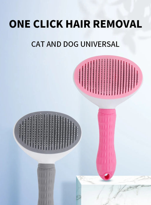1pc - New pet brush, suitable for cats and dogs to comb their hair and remove floating hair