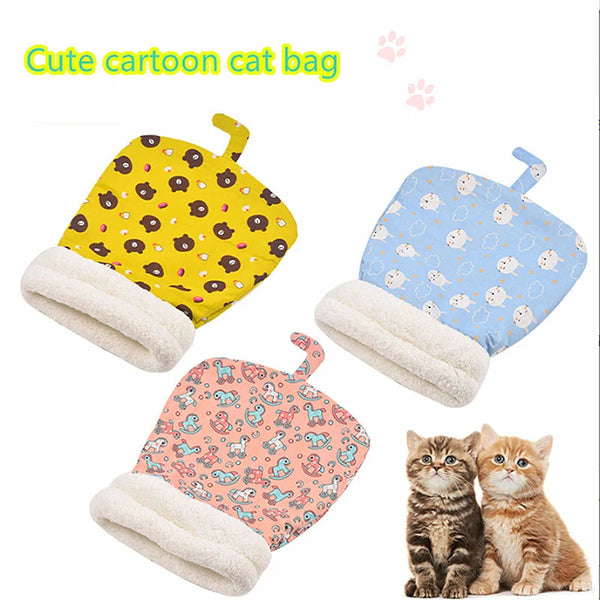 Comfortable Cat Sleeping Bag Soft Cat Bed Warm Closed Cat Bed Funny Tunnel Pet Nest Lovely Nest for Cats 2.5-7kg Pet Supplies