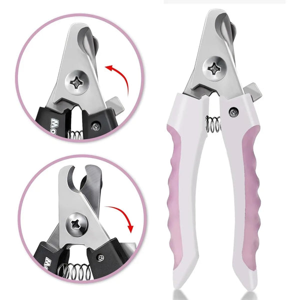 Dog Nail Trimmers and Cat Nail Clipper Set,Professional Dog Nail Clippers for Small Breeds, Pet Trimmers, Safe Cat Claw Clippers