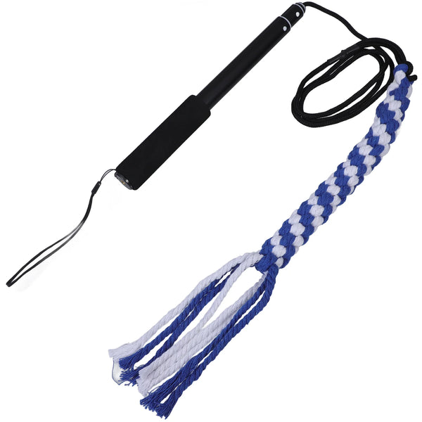 Extendable Pole Dog Teaser Durable Pet Toy Cotton Rope Puppy Training Stick Interactive Flirt Pole Chasing Dog Toys