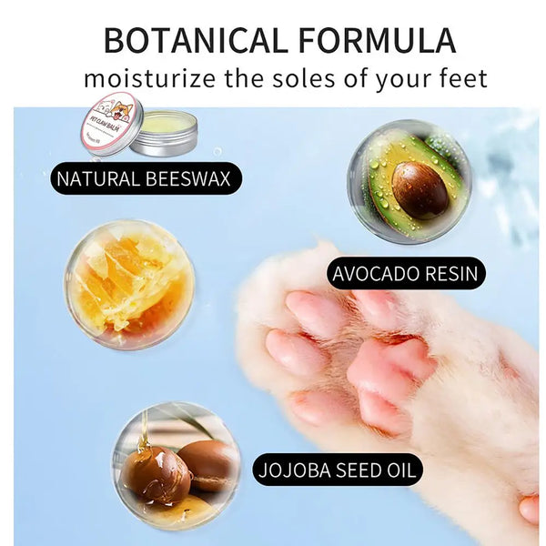 Paw Balm Dog Feet 50g Cat Dog Nose Protector Cream Pet Feet Soothing Moisturizer Pet Crack Feet Repair Accessories for Cats