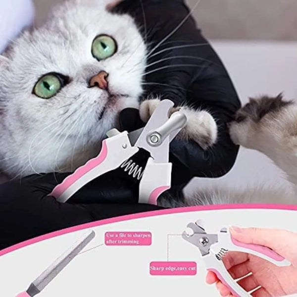 Dog Nail Trimmers and Cat Nail Clipper Set,Professional Dog Nail Clippers for Small Breeds, Pet Trimmers, Safe Cat Claw Clippers