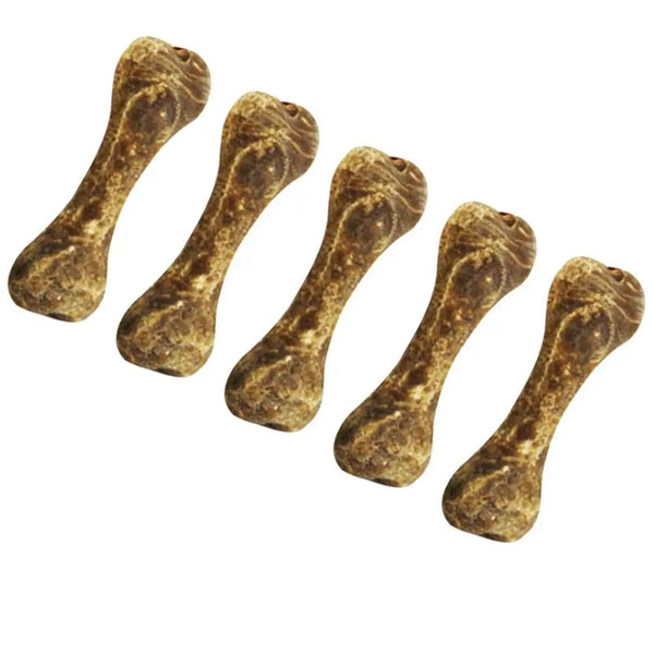 5pcs Durable Dog Chewing Bones Chew Sticks Dog Teething Bones Dental Chews for Puppies Chews Training Sticks Dog Teething toys f