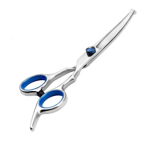 New Safty Pet Grooming Scissors Round Head Professional Stainless Steel Dog Hair Scissors Pet Shears Animal Cutting Portable Set