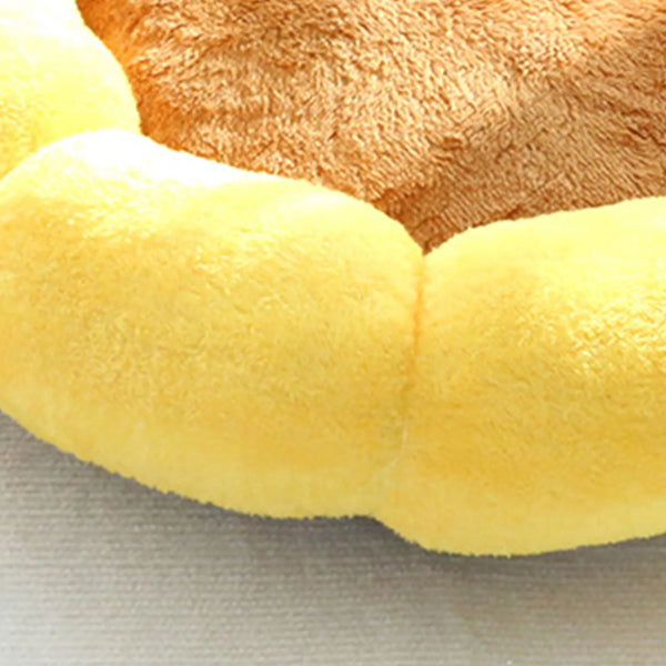 Flower Pet Bed Pet Bed Cute Flower Shape Soft Comfortable 360 Degree Support Round Dog Bed for Bedroom Living Room Small Dog Bed